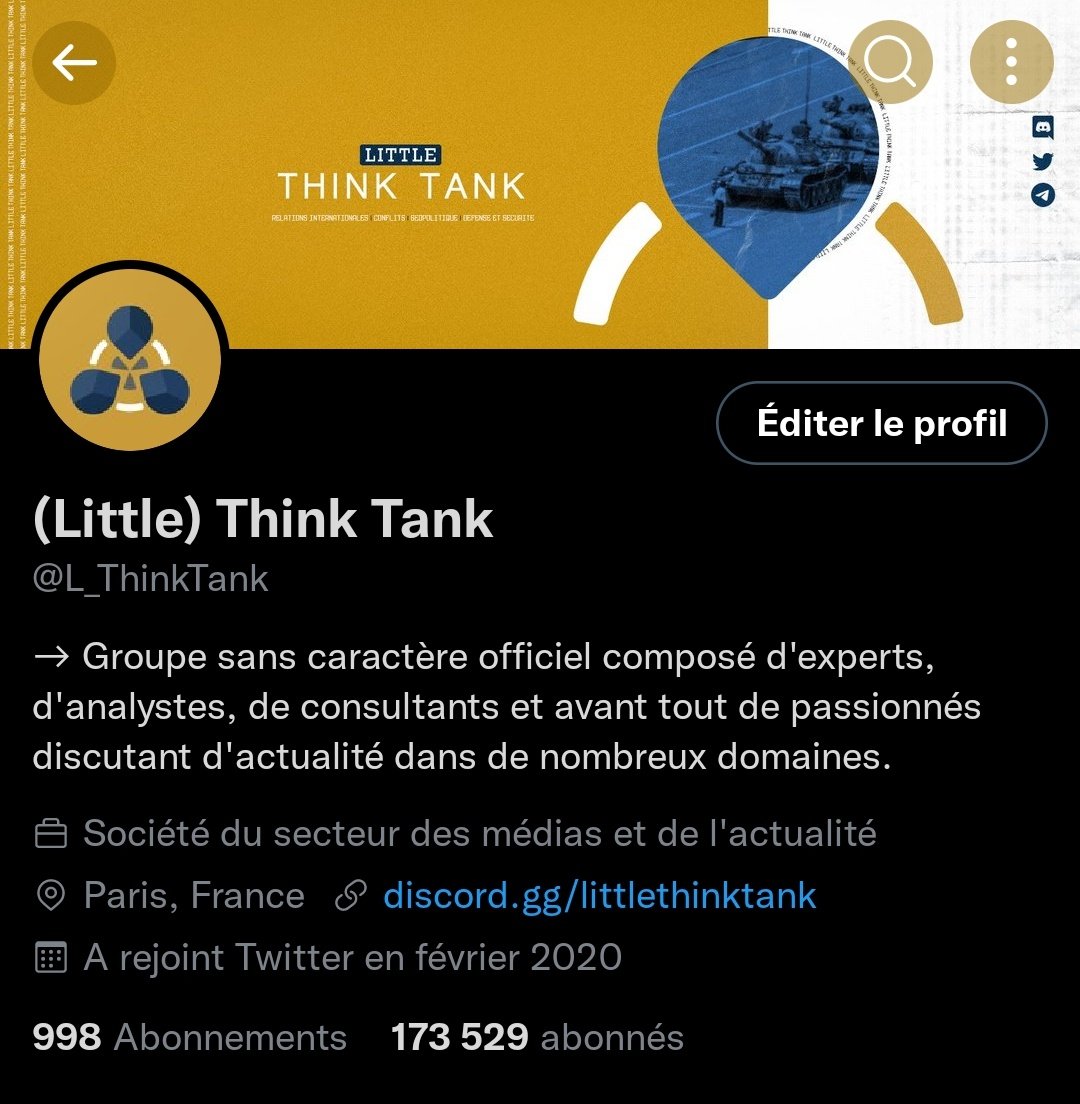 Le Thug En Personne On Twitter Pour Ceux Qui Suivent L Thinktank Que Pensez Vous Du Compte