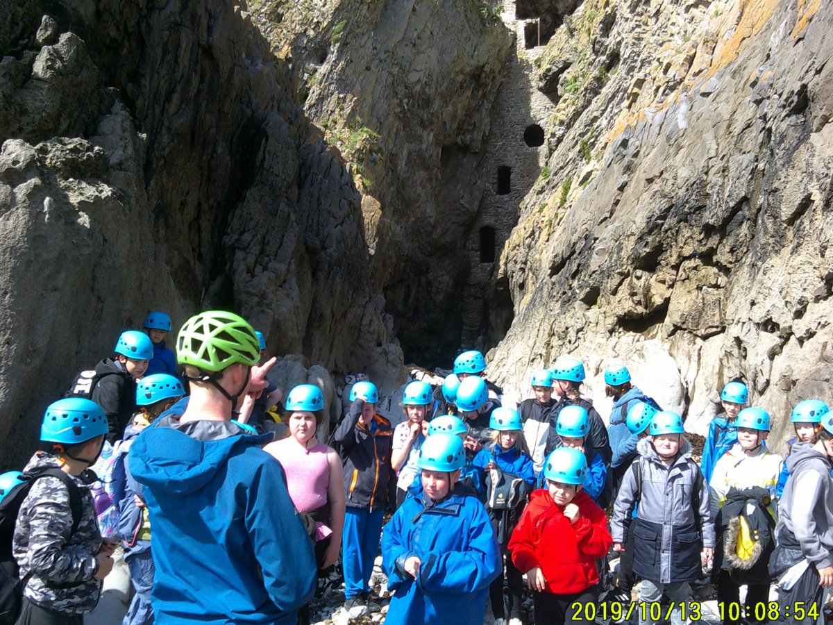 CraigfelenP's tweet photo. We finally arrived at Culver Hole. #cfpborfa22 @goweractivity #ItsGowerTime https://t.co/5znZ3EWr0f