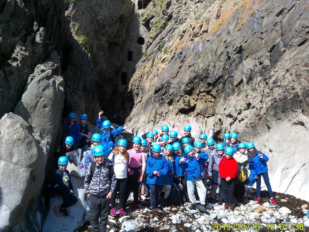 CraigfelenP's tweet photo. We finally arrived at Culver Hole. #cfpborfa22 @goweractivity #ItsGowerTime https://t.co/5znZ3EWr0f