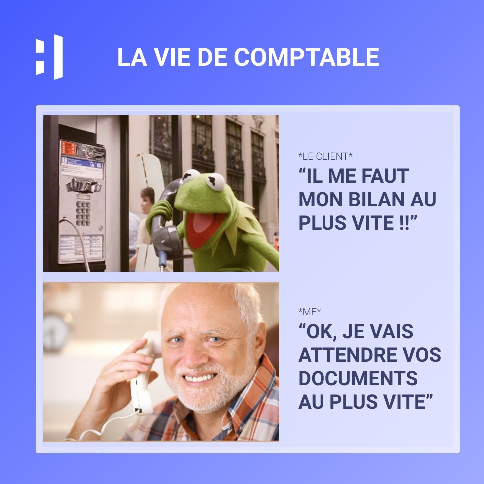 Un chemin long et semé d'embuches un bilan !  🤯
Mais pas toujours comme on l'imagine... Courage chers comptables !

#expertcomptable #bilan #client #meme