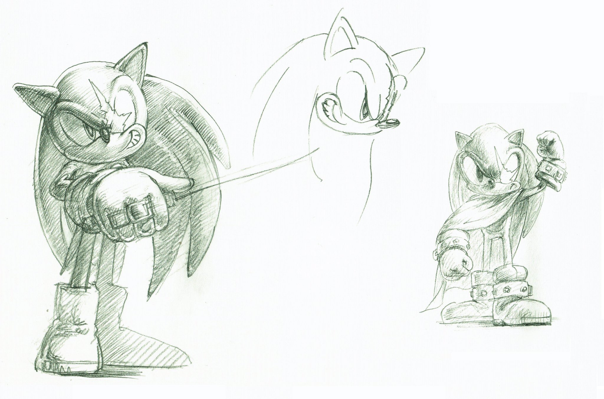 Kazuyuki Hoshino Shares Unedited 2005 Shadow the Hedgehog Video Game  Concept Art – SoaH City
