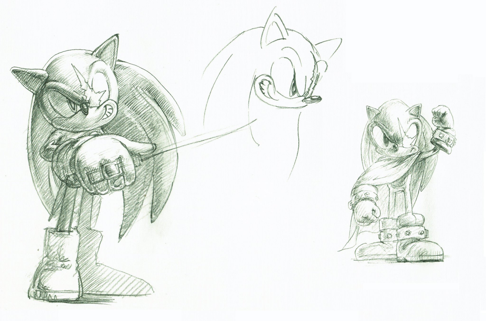 Kazuyuki Hoshino Shares Unedited 2005 Shadow the Hedgehog Video Game  Concept Art - Sonic News - Sonic Stadium