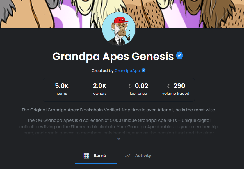 Crypto_Sully_'s tweet photo. we are Verified!!! #GrandpaApes https://t.co/0gcQhPTpXi