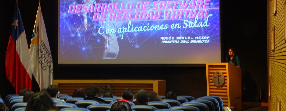 UC_Temuco's tweet photo. La @DIRITT_UCTemuco organizó exitosa charla sobre el uso de #RealidadVirtual en el área de la #Salud, con participación de la #IngenieraCivil #Biomédica Rocío Seguel.
#SomosDesarrolloRegional #SomosUCT
Ver nota completa: https://t.co/QKCGa5iS5N https://t.co/lEmJJhbnYz