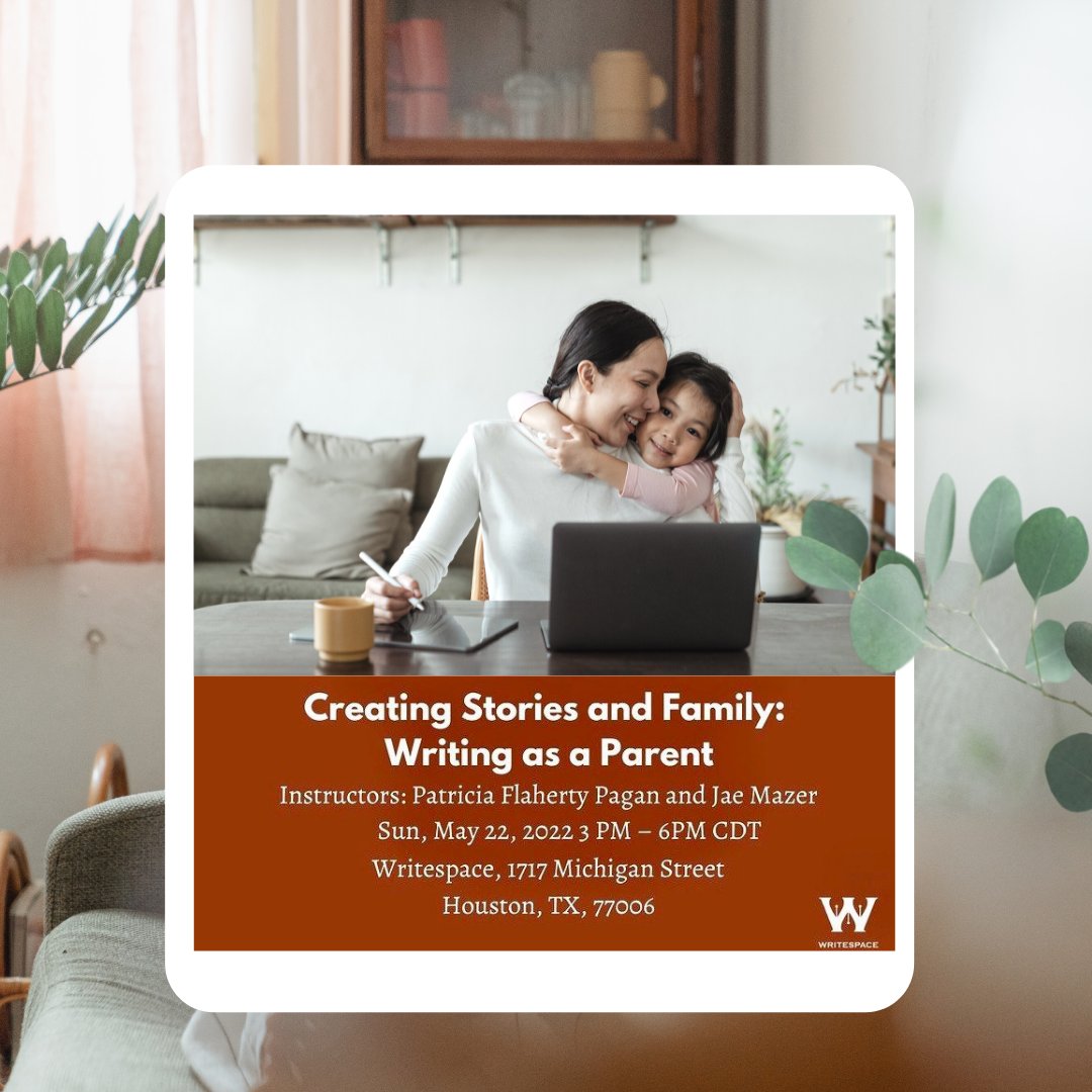SpiderRoadPress's tweet photo. Creatives: Head to @WritespaceHTown this weekend to write, laugh, &amp; share writer-parent strategies with award-winning authors Jae Mazer &amp; @PFwriteright: https://t.co/wYAAnUxyrP   #writing #parenting #writerslife https://t.co/3zfaekZnxl