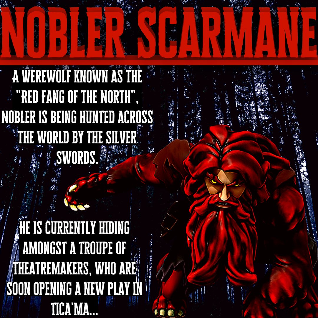 Hey everyone! We want to start #maincharactermonday and share some characters from our campaigns. Check out Nobler Scarmane, and share your main character too!
