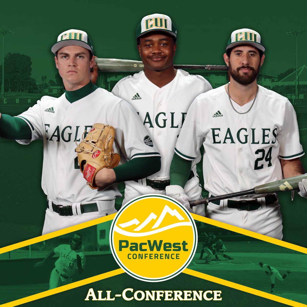 cuigoldeneagles's tweet photo. Congratulations to these 3 Eagles on earning All-PacWest honors 👏

First Team - Michael Dixon
First Team - Evan Larsen
Second Team - Kevin Fowler https://t.co/hoo8B4AC9o