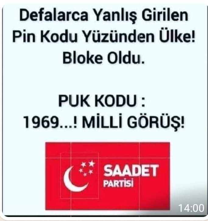 Adil düzen saadet 
<a href="/SaadetPartisi/">Saadet Partisi</a>