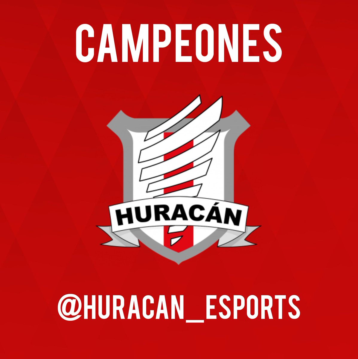 Huracan_eSports's tweet photo. Campeones de 1° de @VPG_Spain, felicitar a todos los equipos que han luchado hasta el final en especial a @mollatepocf y a @UDRenegados_CP 💪❤ 
Toca seguir con las demas competiciones y esto es un plus más de que se puede con todo!! ❤🌪❤🌪 https://t.co/pu0IUvqvPH