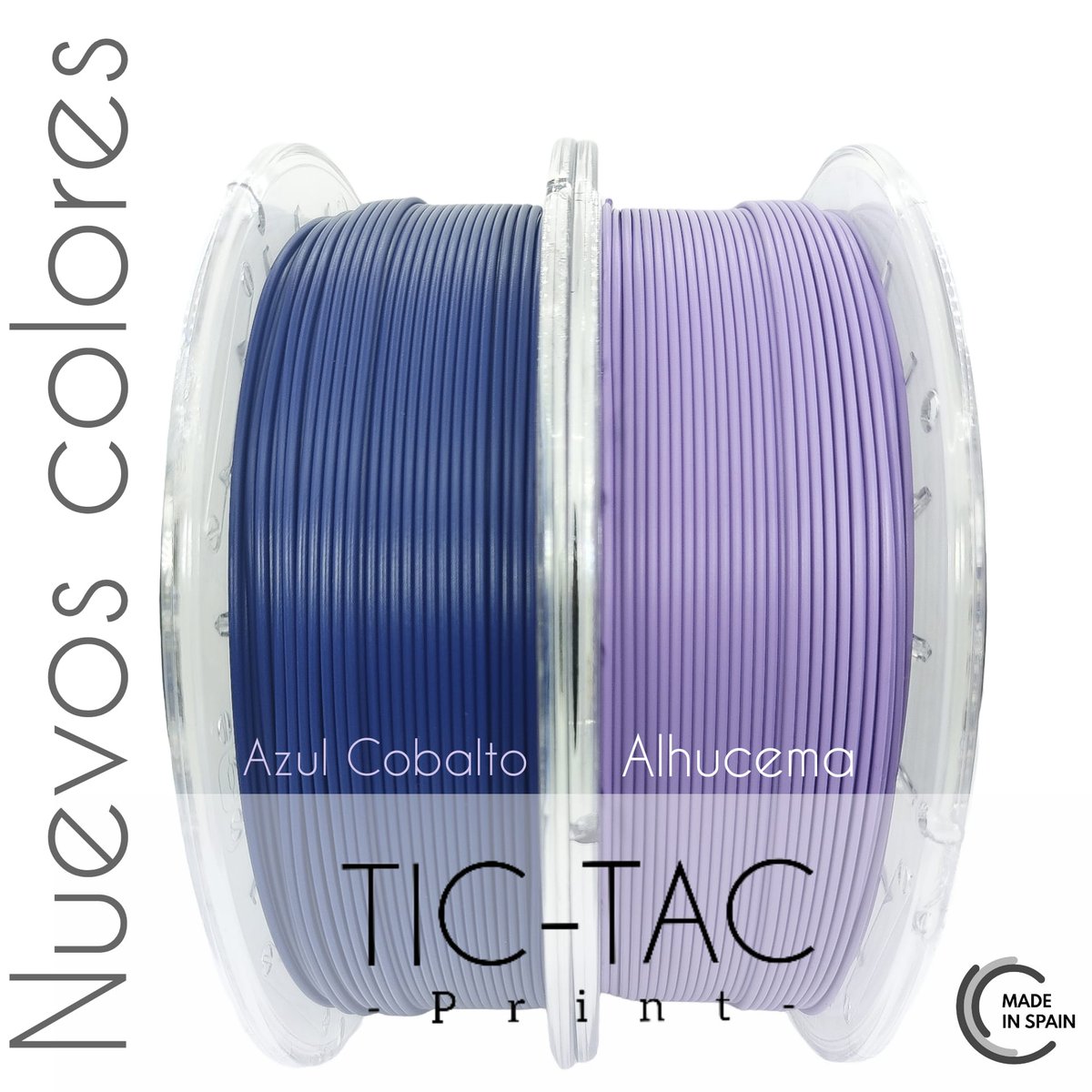 xyzfilaments's tweet photo. + Seguimos sumando.

🟣🔵Ya disponibles los nuevos colores Azul Cobalto y Alhucema de la gama de colores TIC-TAC Print.

Sentimos ser nosotros los que lo digamos pero ¡wooooow! 🤩

https://t.co/YLjWx2wFDk

#xyzfilaments #PLATICTACPRINT #impresion3d #3dmakers #3despaña #3dprinter https://t.co/B05OnwGuF0