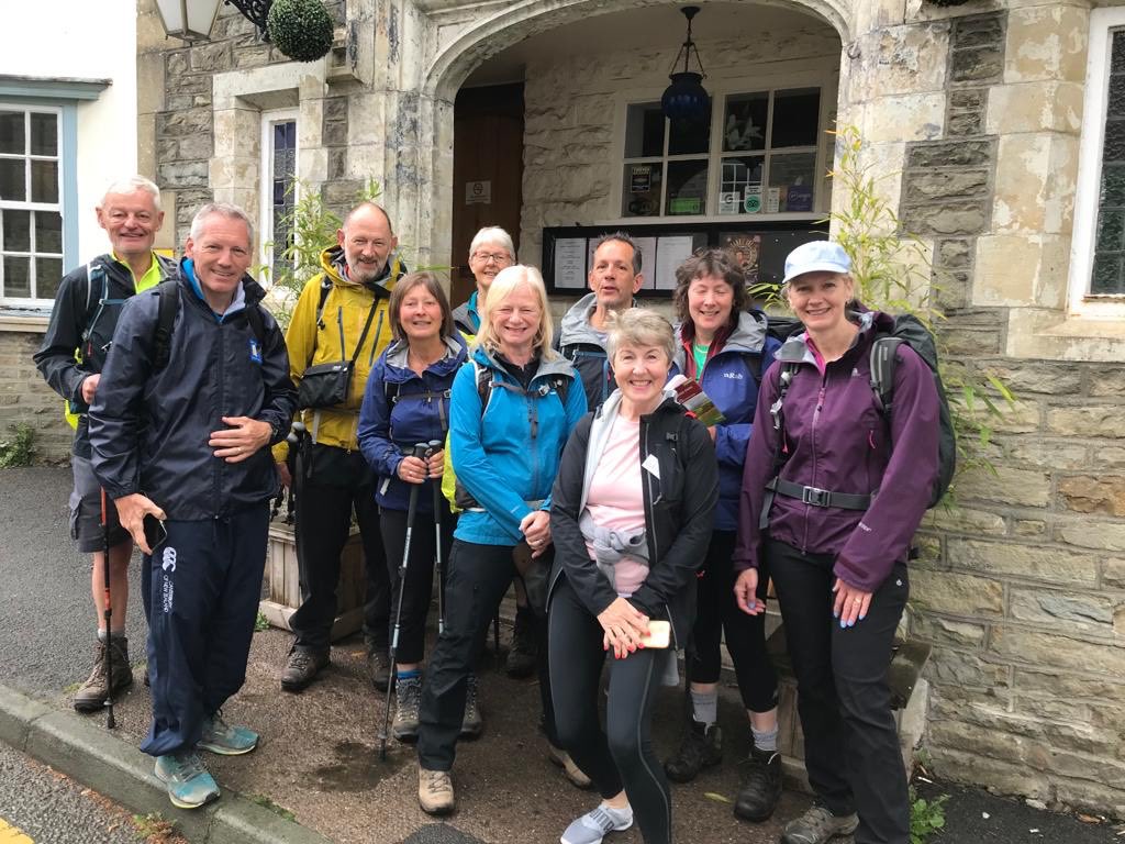gshaug7741's tweet photo. Well done to Sally Franck and team on reaching the halfway point on their 14 day trek along Offa’s dyke. Really enjoyed joining for the day. Good luck from here. #determination #scenery #parkinsonsuk #Timeforcan https://t.co/QEGD4fIqtc