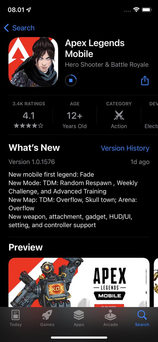 _AlviPrayoga's tweet photo. Indo udah release guys #apexlegendsmobile #apexlegendindo #apexlegendmobileindo https://t.co/RrpA1UdBeL