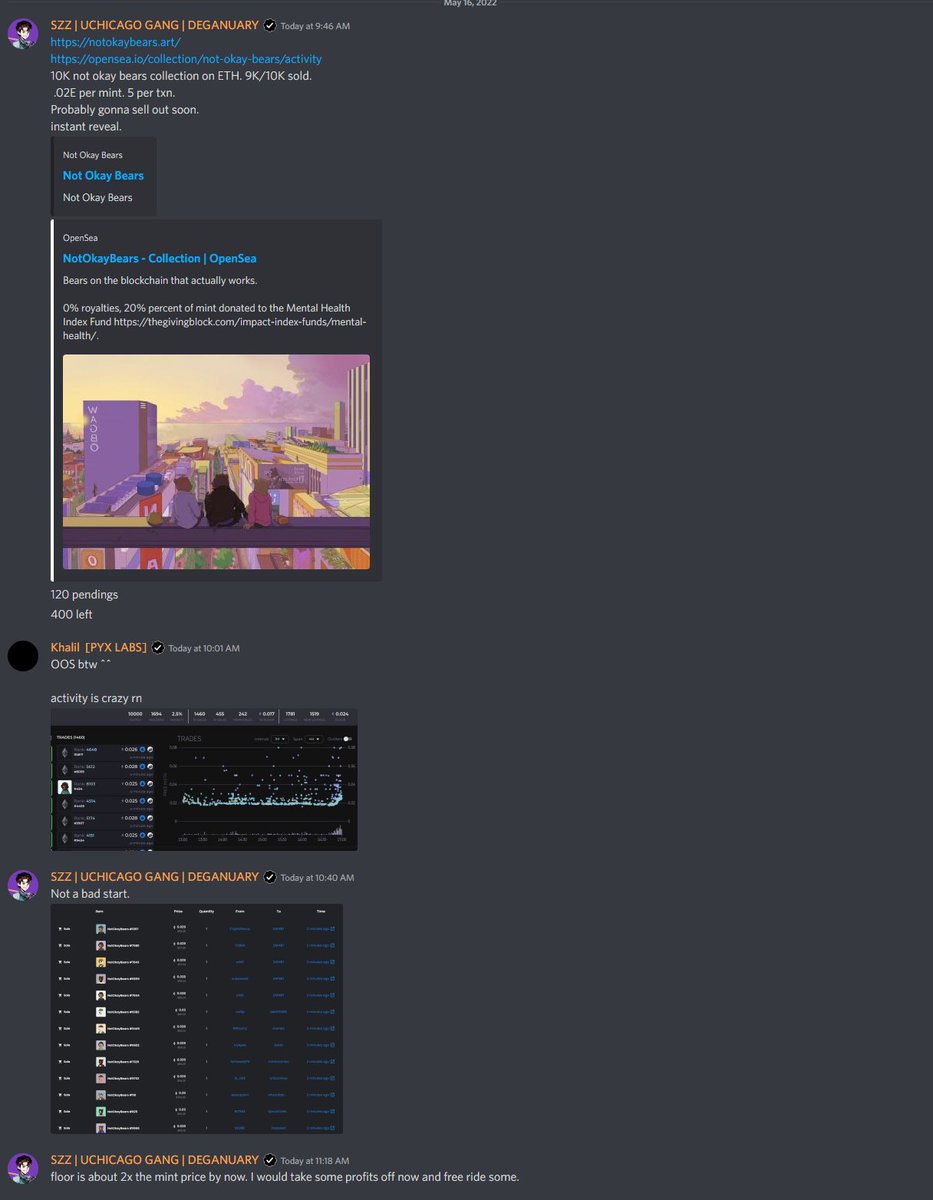 szzz_eth's tweet photo. Who says NFT is dead? not okay bear degen call @KingdomNFT  #NFT #ALPHA #NFTNOTDEAD https://t.co/nCDvcTkvO1