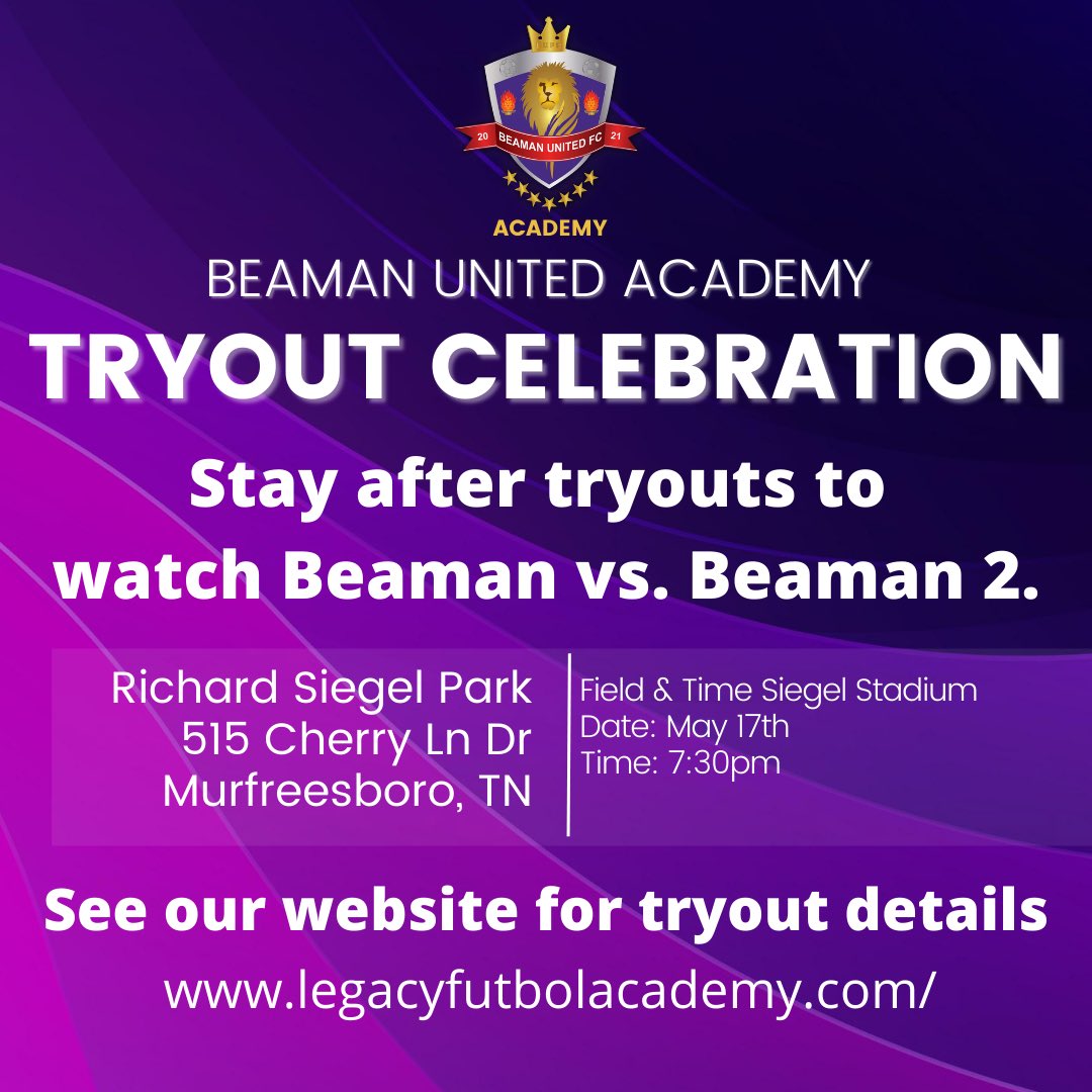 #SoccerTryoutsNashville #TravelSoccer #Nashville #Murfreesboro