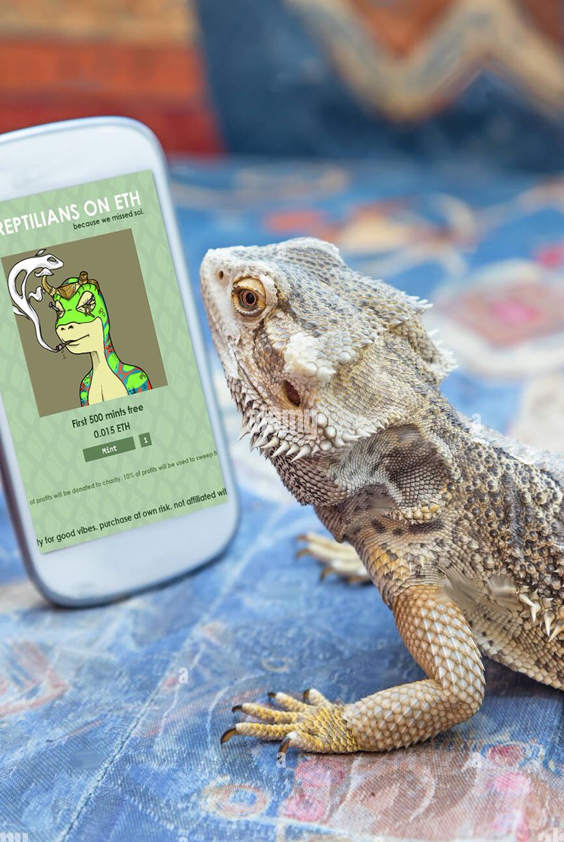 notreptilianrenegade.art 500 FREE MINTS MINTED ALREADY, HURRY UP 🦎