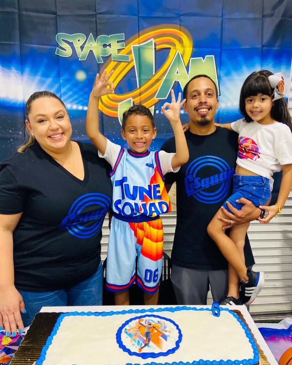 CoachMikeyG's tweet photo. Happy 6th Birthday to My Son🎉
I hope this day brings you the same joy you’ve brought to our lives🤍 #BirthdayBoy #Mj #ShootYourShot #SpaceJam #MyLilMan #Blessed #GottaLOVEit https://t.co/jWLKTz5dqV
