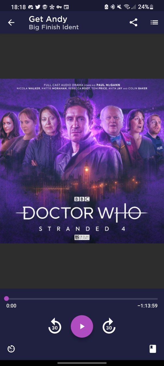 TheMetalWhovian's tweet photo. Now for my post work relisten of #Stranded 4 "Get Andy". Here's to hoping we get Paul McGann in the 60th! 😁 #DoctorWho #BigFinish #8thDoctor #LivChenka #HelenSinclair #TaniaBell #AndyDavidson #TheCurator https://t.co/4qwsCeM5tj