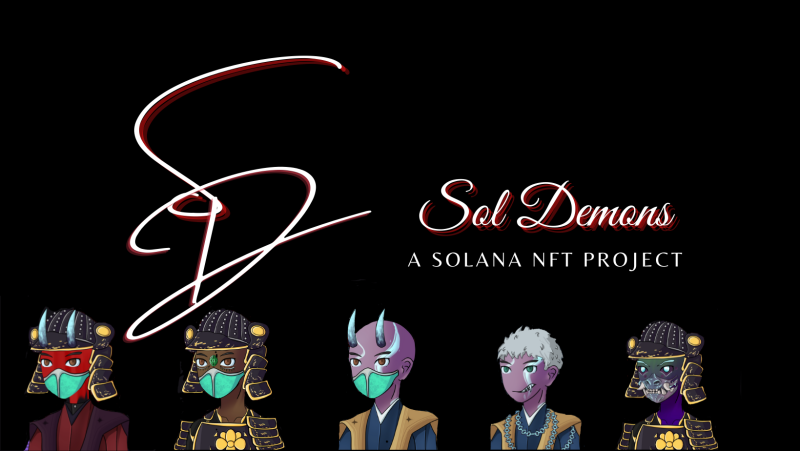 Sol Demons weathering the storm in this crypto market. 15 Sol in secondary sales our first week. Just 2 Demons listed at under 1 Sol. 

Staking live! OpenSea and Magic Eden listing live! Additional utility being negotiated every day. Can't stop us, we are taking over!!