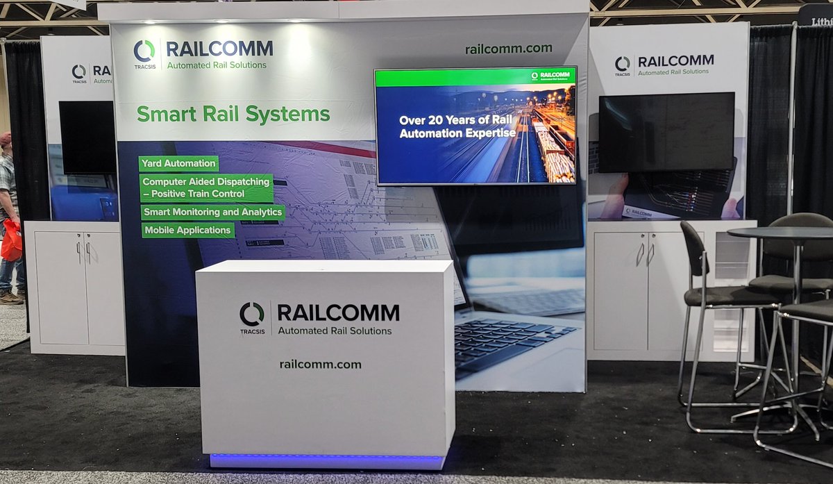 TracsisUs's tweet image. We are attending @AREMArail C&amp;amp;S and also ready for #RSSI in Kansas City. Stop by booth 1317 to see the latest @RailComm solutions &amp;amp; meet our new @Tracsis family members. #RailComm #Tracsis #Rail #Dispatch #PTC #Railroad #RemoteConditionMonitoring #YardAutomation #AREMA #RSSI2022