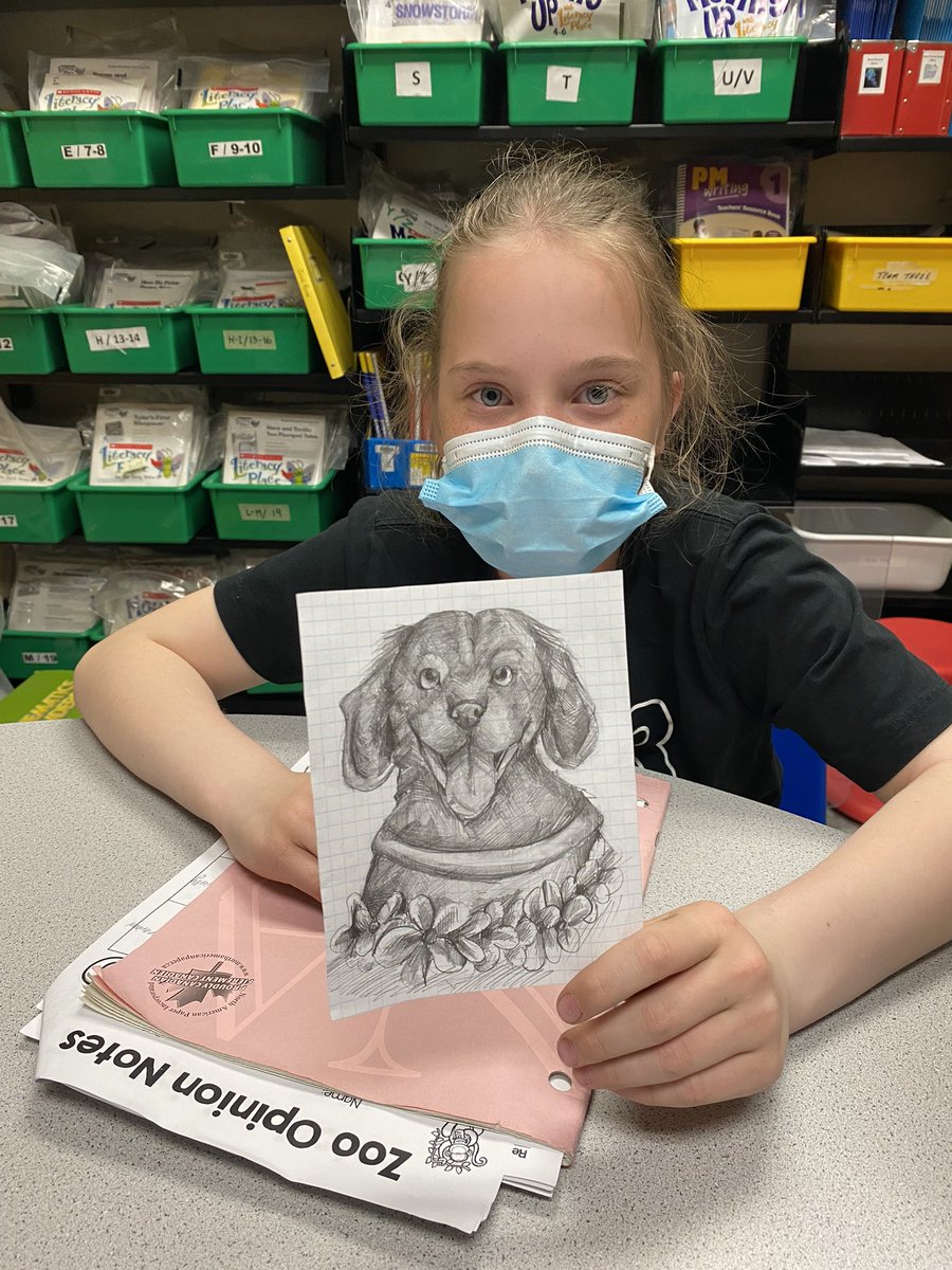 JanetEllsworth1's tweet photo. I received this beautiful sketch from one of my MLs. It is great to discover students’ skills and talents!  @StGabrielOCSB https://t.co/f2bfklAgxT