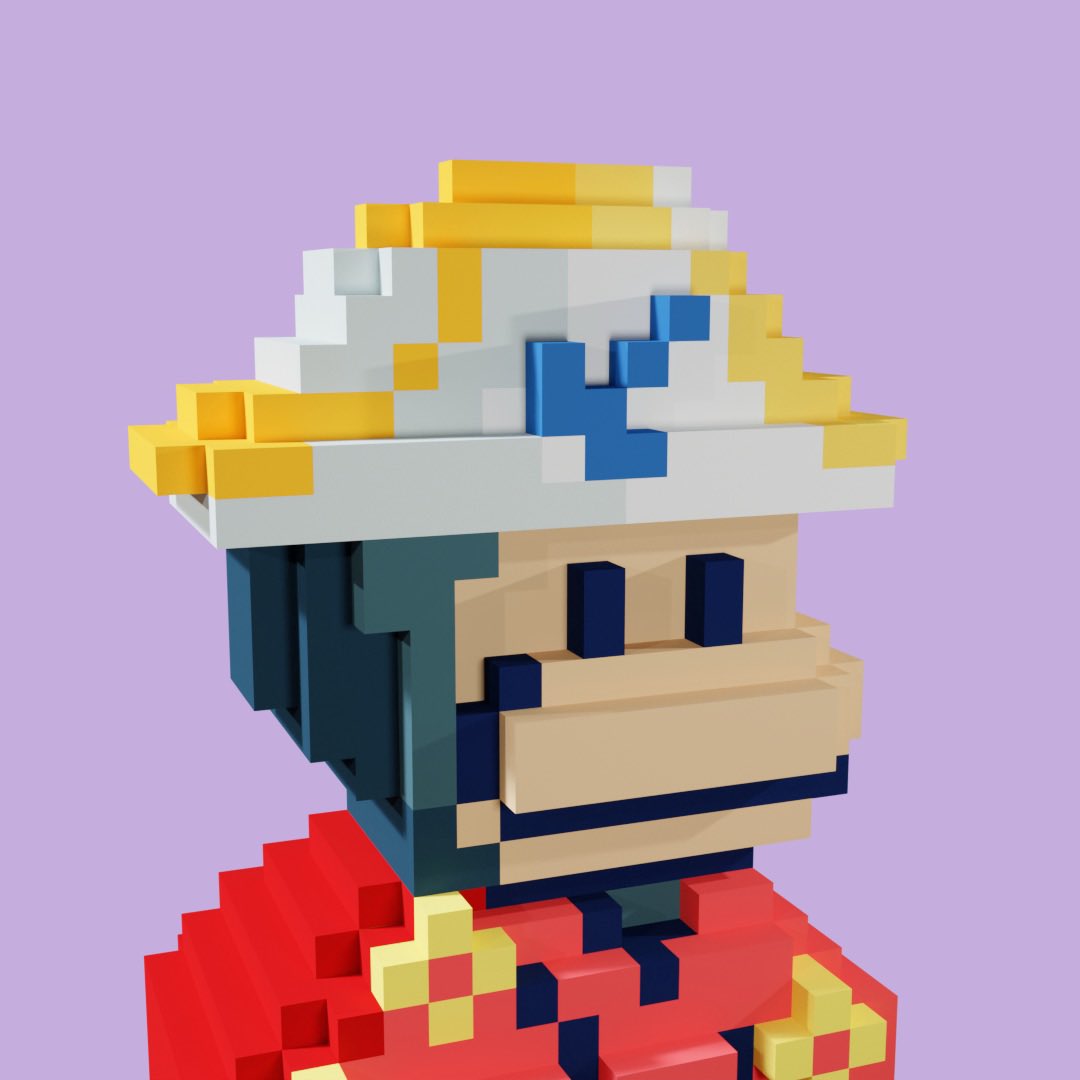 TheCapnCrunchh's tweet photo. CREATED A SPECIAL 1/1 VOXELMONKE FOR @TheOnlyNom 

THANKS FOR ALL YOU DO FOR THE SOLANA SPACE MAN. MUCH LOVE. https://t.co/lUpPta5OsF