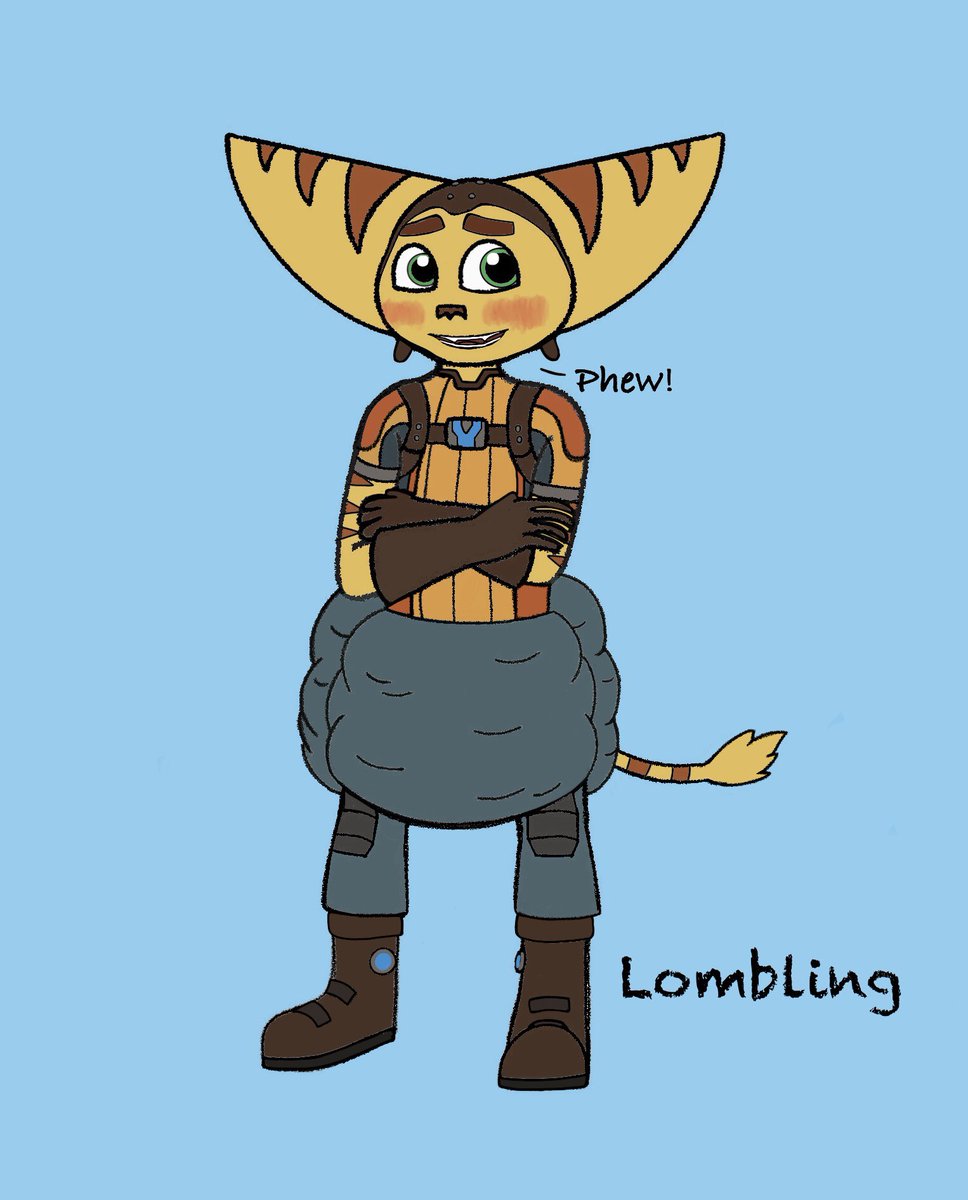 Lombling's tweet photo. Sometimes you just gotta take a load off, y’know? :3

#RatchetAndClank #ABDL #Lombax #DiaperArt #diapermess #diaperfur #furryart #babyfur https://t.co/68KcAeveT0