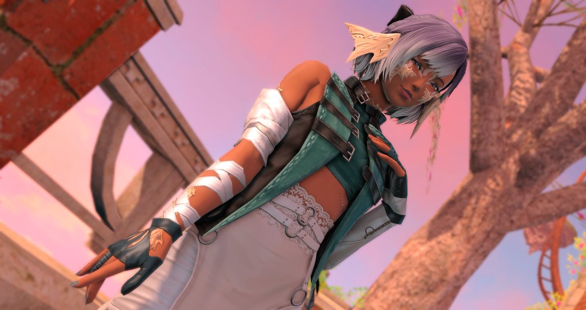 ArcielaTTV's tweet photo. I have to give a huge shoutout to @VannTheMan for these pictures. We built this glamour together from the ground up using lots of different colors and outfit pieces, and it turned out soo great :D
#GPOSERS #EorzeaPhotos #XIV_PICTCLIP #FFXIV #Au_Ra #FF14 #ffxivsnaps #本日のアウラ https://t.co/IgyXfUiYHN