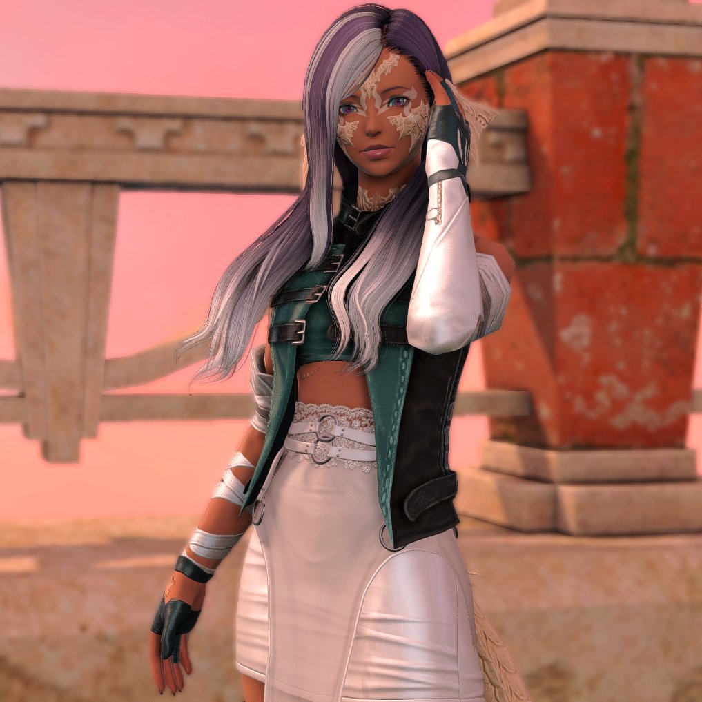 ArcielaTTV's tweet photo. I have to give a huge shoutout to @VannTheMan for these pictures. We built this glamour together from the ground up using lots of different colors and outfit pieces, and it turned out soo great :D
#GPOSERS #EorzeaPhotos #XIV_PICTCLIP #FFXIV #Au_Ra #FF14 #ffxivsnaps #本日のアウラ https://t.co/IgyXfUiYHN