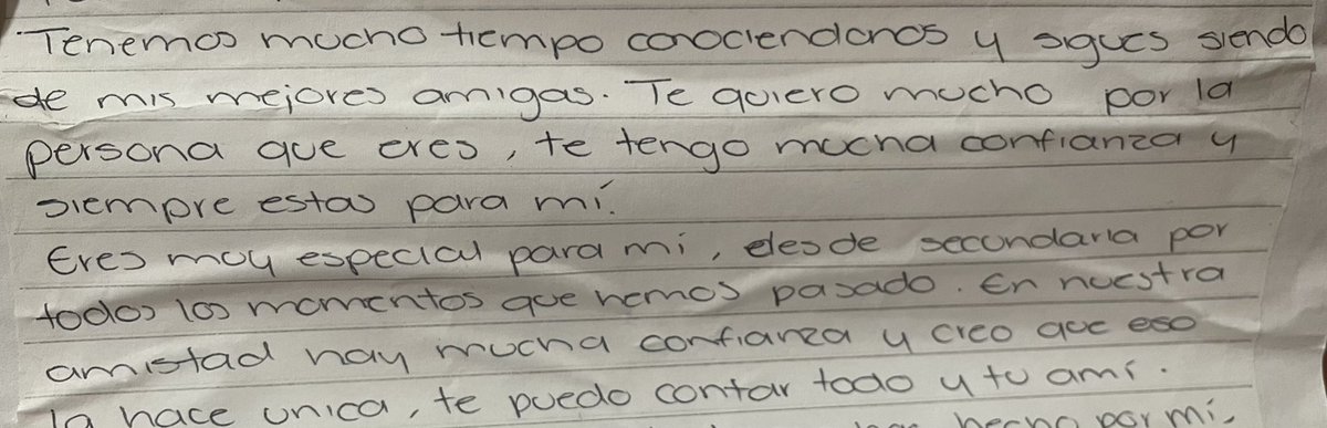 sofiarguezf's tweet photo. La cartita más bonita que me dejo mi Dani🕊🤍🥺 https://t.co/IWHpzyZcuN