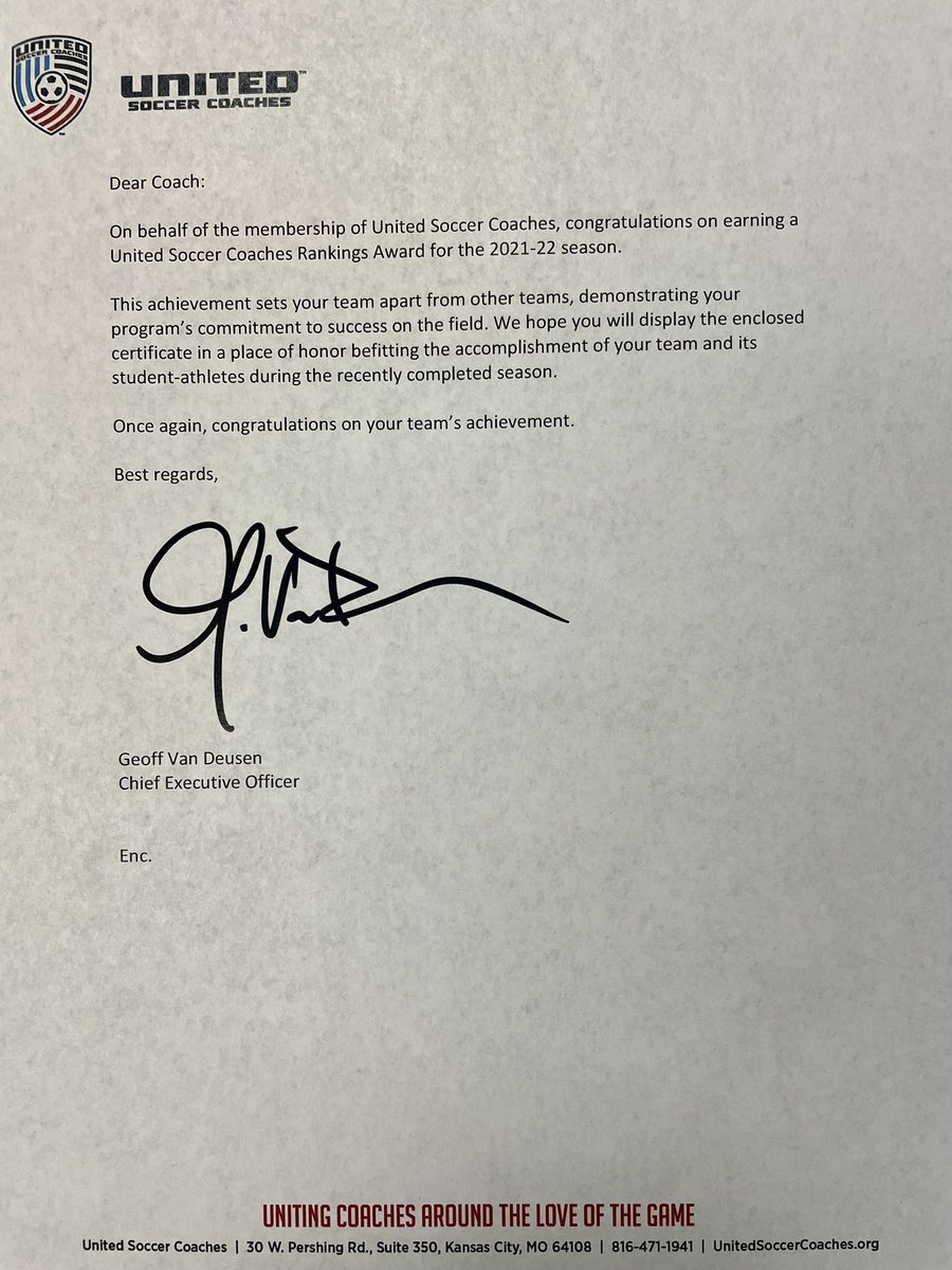 perry_pumas's tweet image. Congrats to Girls Soccer!!!
Named a Top 10 Program in the Nation by the United Soccer Coaches Association!
@PerryPumas07 @CUSDAthletics