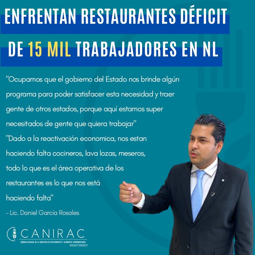 DaanielGRM's tweet photo. 🍴Unidos Servimos a Nuevo León 🍴

*Revisa la nota completa:* 👇
https://t.co/df9u5vYbSe

#CANIRAC #nuevoleon https://t.co/gDCCHun7yf