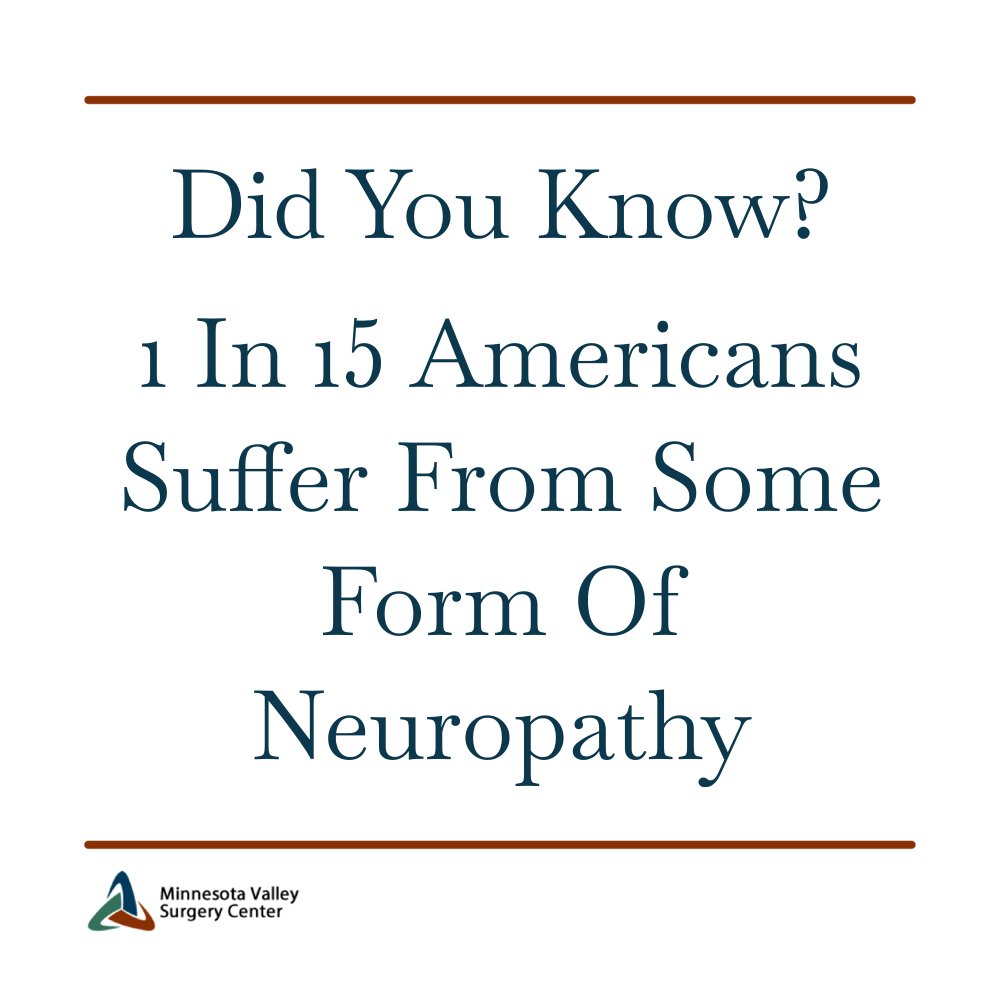 Neuropathy is one of the leading causes of disability in the US, but many people don't know they have it. This #NationalNeuropathyAwarenessWeek, learn the warning signs of neuropathy and learn about your risk factors #mvscburnsville #neuropathy
