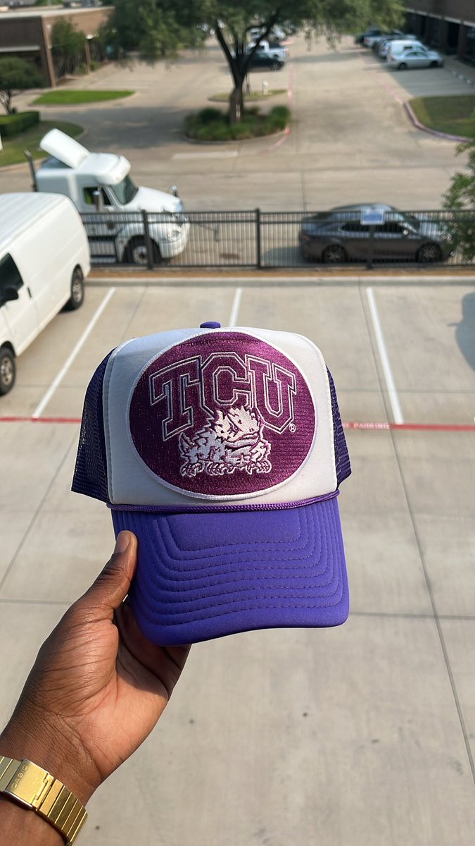 DelinquentUsa's tweet photo. TCU 1 of 1 Trucker Designed by Delinquent
$40
DM to Purchase.
#tcuniversity x #delinquent https://t.co/msk1IflpW3