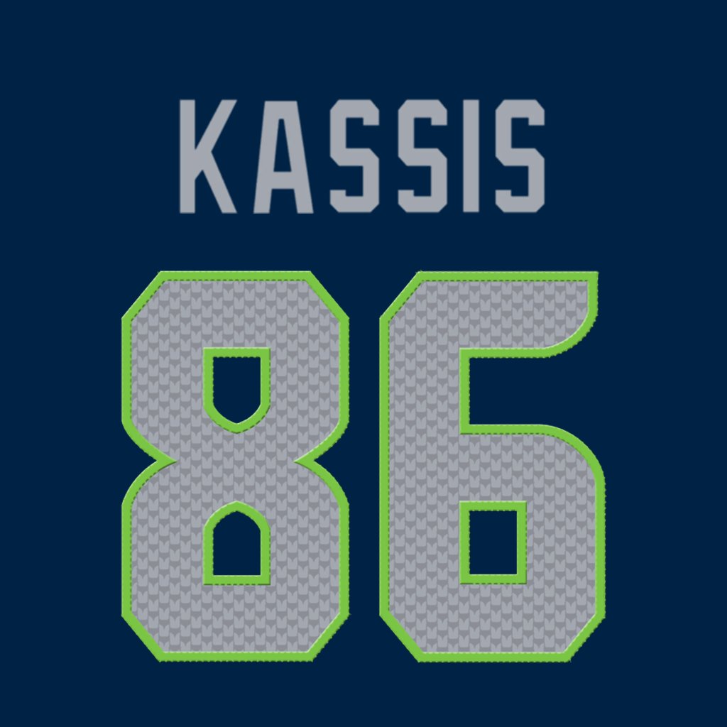 nfl_jersey_num's tweet photo. Seattle Seahawks WR Kevin Kassis (@kevinkassis) will wear number 86. #GoHawks https://t.co/DZh2LsgSWd