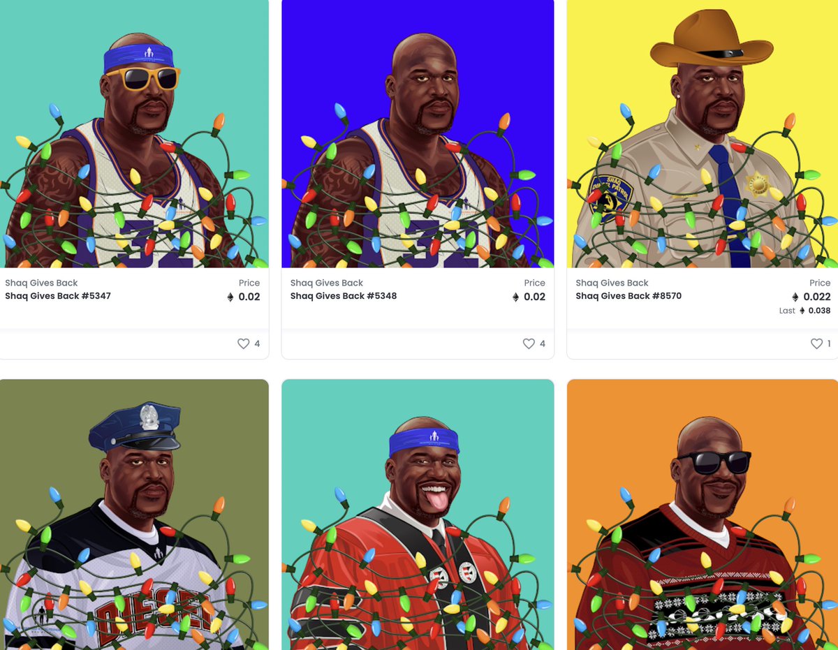 Shaq Gives Back Collection tweet media