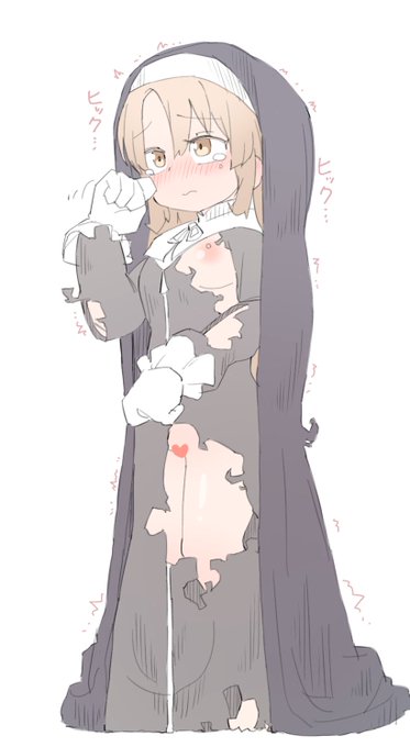 町の外で魔女にロリにされ、スライムに服を溶かされてしまった可哀想なク○アさん 