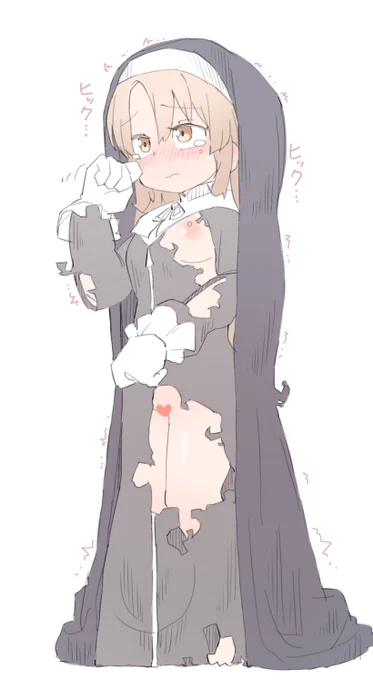 町の外で魔女にロリにされ、スライムに服を溶かされてしまった可哀想なク○アさん 