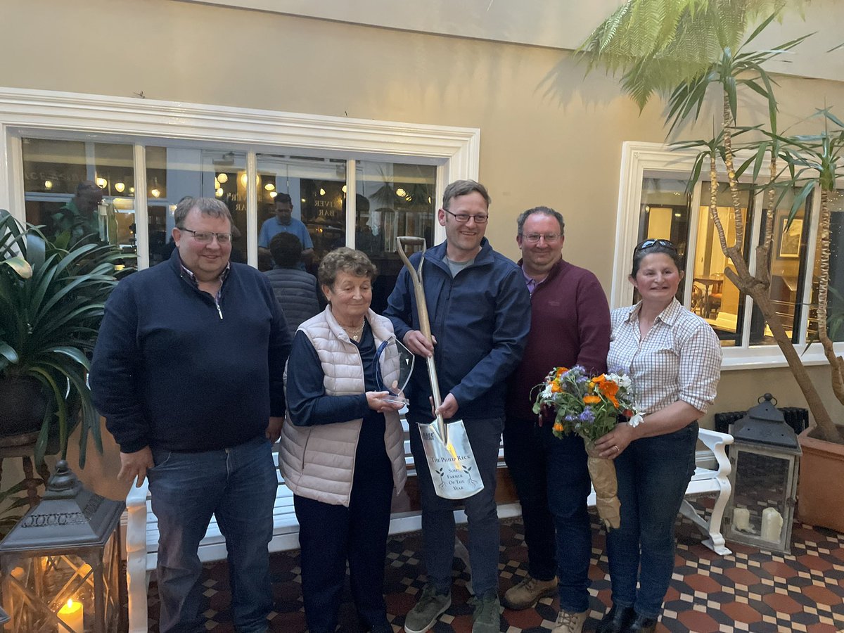 BaseIreland's tweet photo. What better way to top off our farm meeting today than to honour our dear friend Philip Reck and his family with BaseIrelands inaugural“Philip Reck Soil Farmer Of The Year award”Massive congratulations to @notillmark First of its kind in Ireland,this award will be an annual award https://t.co/ZuCNdXWp2A