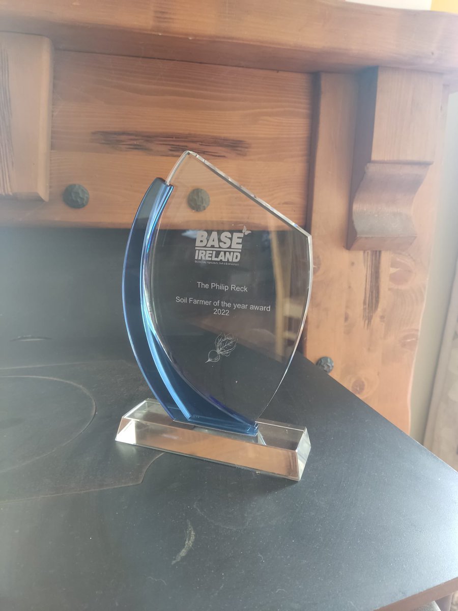 BaseIreland's tweet photo. What better way to top off our farm meeting today than to honour our dear friend Philip Reck and his family with BaseIrelands inaugural“Philip Reck Soil Farmer Of The Year award”Massive congratulations to @notillmark First of its kind in Ireland,this award will be an annual award https://t.co/ZuCNdXWp2A