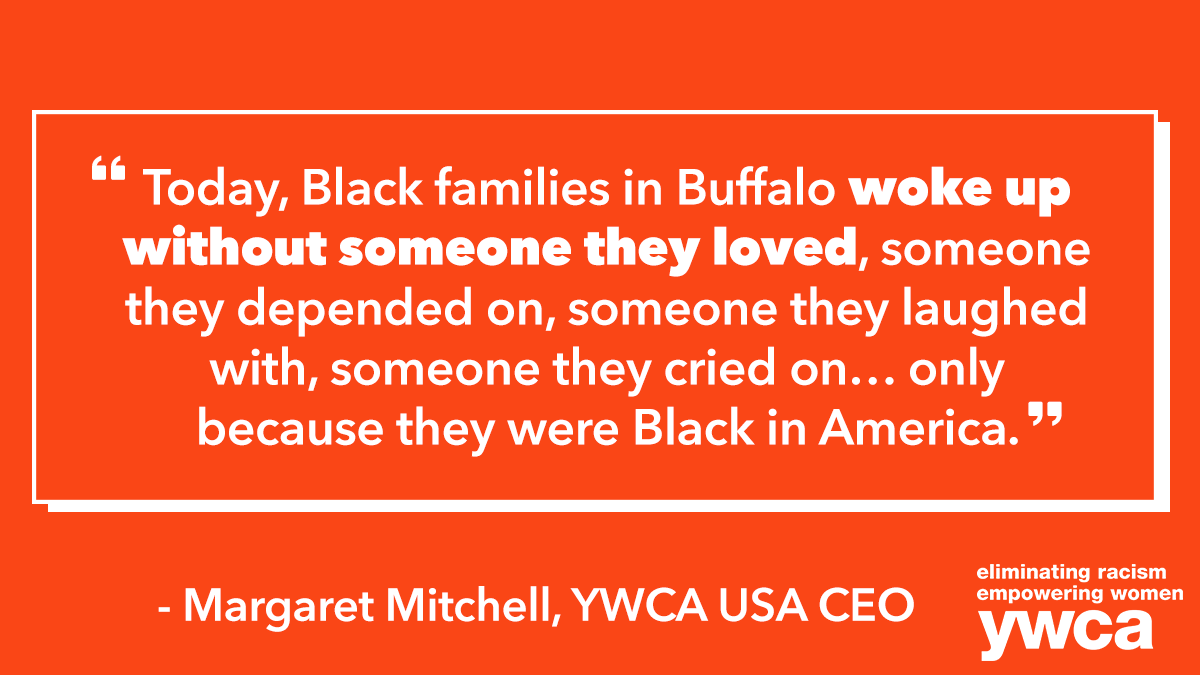 Horrific acts of violence such as the shooting in Buffalo, NY over the weekend are not the result of a lone extremist or an individual suffering from a mental health episode. This shooting — and too many others like it — was motivated by racial hate. bit.ly/3sDMruu