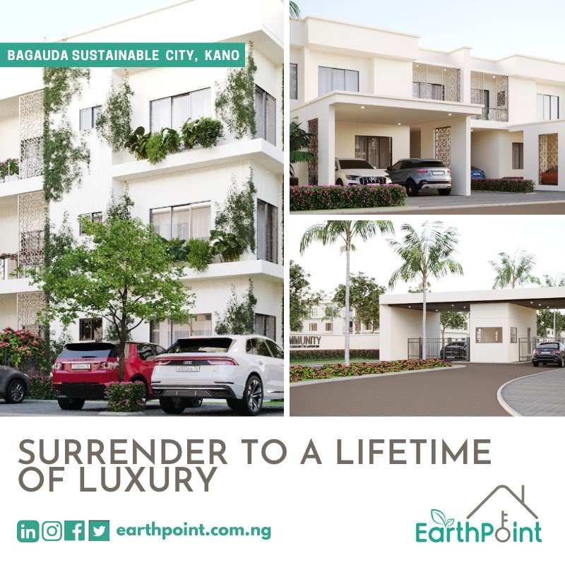 Embrace a lifestyle of unrivalled luxury and satisfaction with a mesmerising appreciation of what a sustainable setting has to offer. #TheFutureIsNow #RealEstate #Property #Investment #Construction #Engineering #Abuja #Kaduna #Kano #Land #House #Green #Ecofriendly #Sustainable