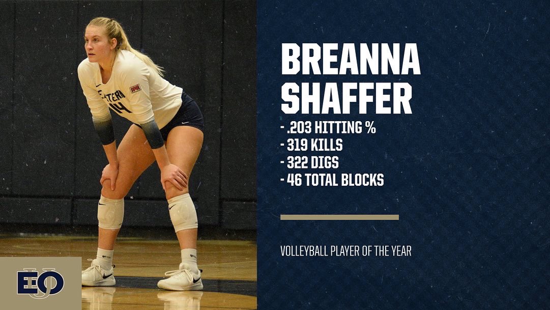 EOUAthletics's tweet image. 2022 Mountie Award nominees for Volleyball Player of the Year: 

Cambree Scott
Breanna Shaffer
Jet Taylor
Sade Williams 

Head over to eousports.com to cast your votes ✅