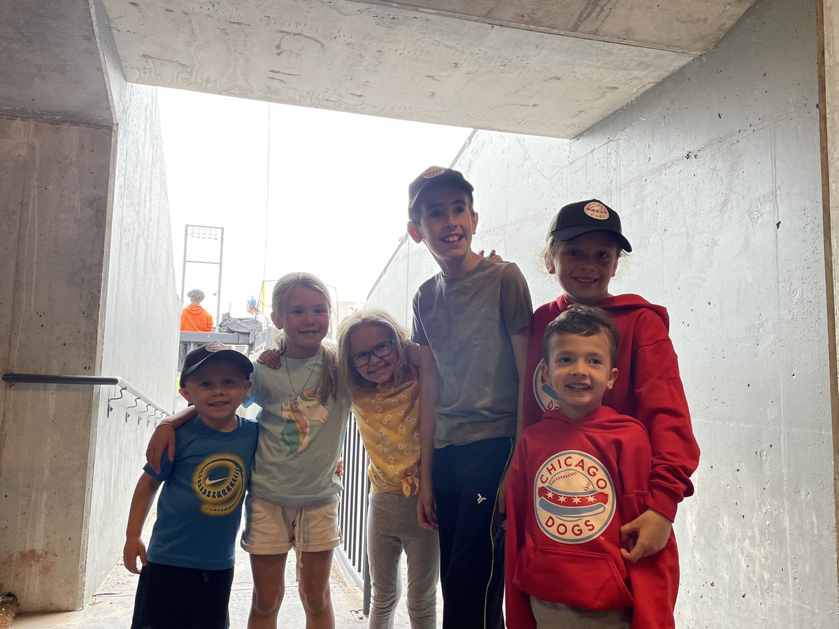 We had so much fun at the Chicago Dogs game yesterday!