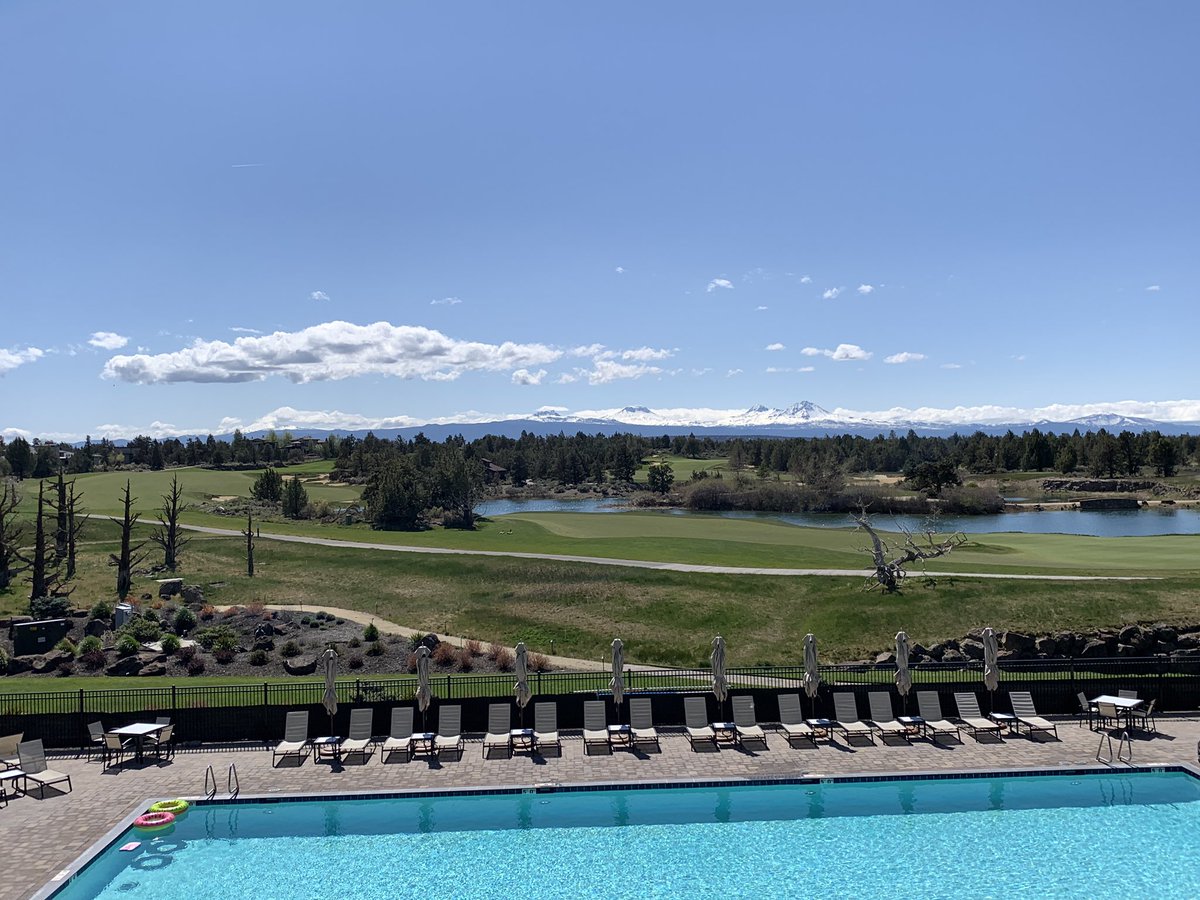 Another gorgeous day of golf in central Oregon <a href="/PronghornResort/">Pronghorn Resort</a>   Nicklaus course in gorgeous shape.