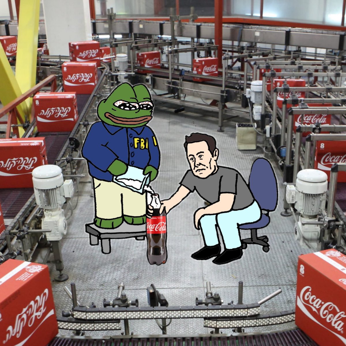 AgentFedInu's tweet photo. Heard you needed some help with the whole Coca Cola thing @elonmusk https://t.co/qGwVWEbbwA