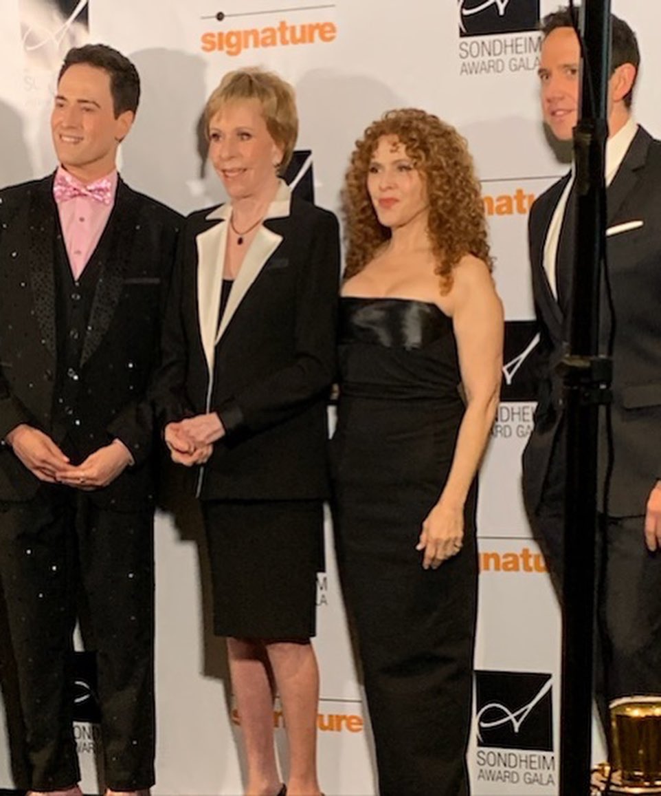 RandyRainbow's tweet photo. A friend of mine is receiving the @SignatureTheatr #Sondheim Award tonight and I’m her date. No biggie. #CarolBurnett https://t.co/LfeXKRxP5D