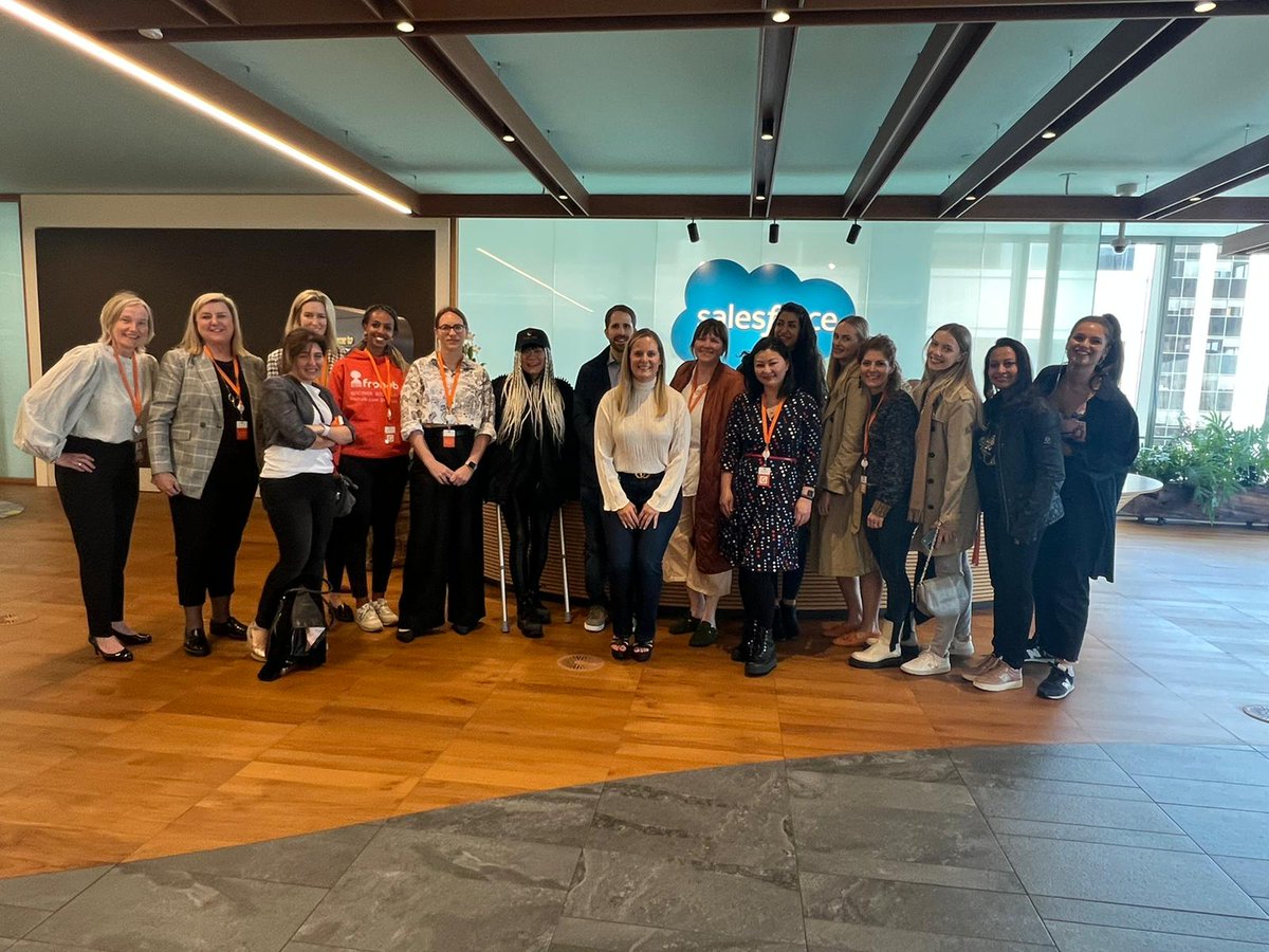 Last week I had the pleasure of welcoming @businesslondon @SVC2UK & 11 amazing #femalefounders at @salesforce tower. Thanks for sharing your innovation stories! 🇬🇧