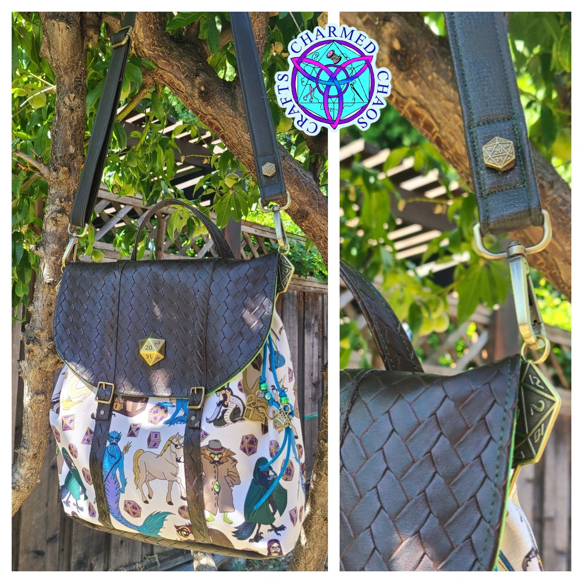 crafts_chaos's tweet photo. Newest #CommissionOrder. XL DM Crossbody Haversack monsters in Disguise 🥸 #GelatinousCube #Dragons #Beholders #mimic #d20 #dice and more #DungeonsAndDragons #ttrp #dnd5e
https://t.co/vEiEhAVpzU https://t.co/0QLsqL9hc4