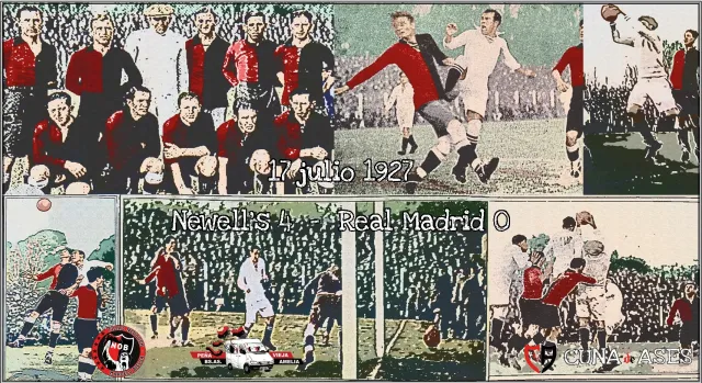 AntiFutbol8's tweet photo. ⚽️NEWELL'S 4-0 REAL MADRID⚽️

📌Sí, en 1927, mientras el equipos español realizaba una gira de amistosos en el país, jugó en el parque independencia y se llevaron 4 pepas para Europa, el delantero de ese equipo era el mismísimo Santiago Bernabéu. https://t.co/EwdQNLdnyo