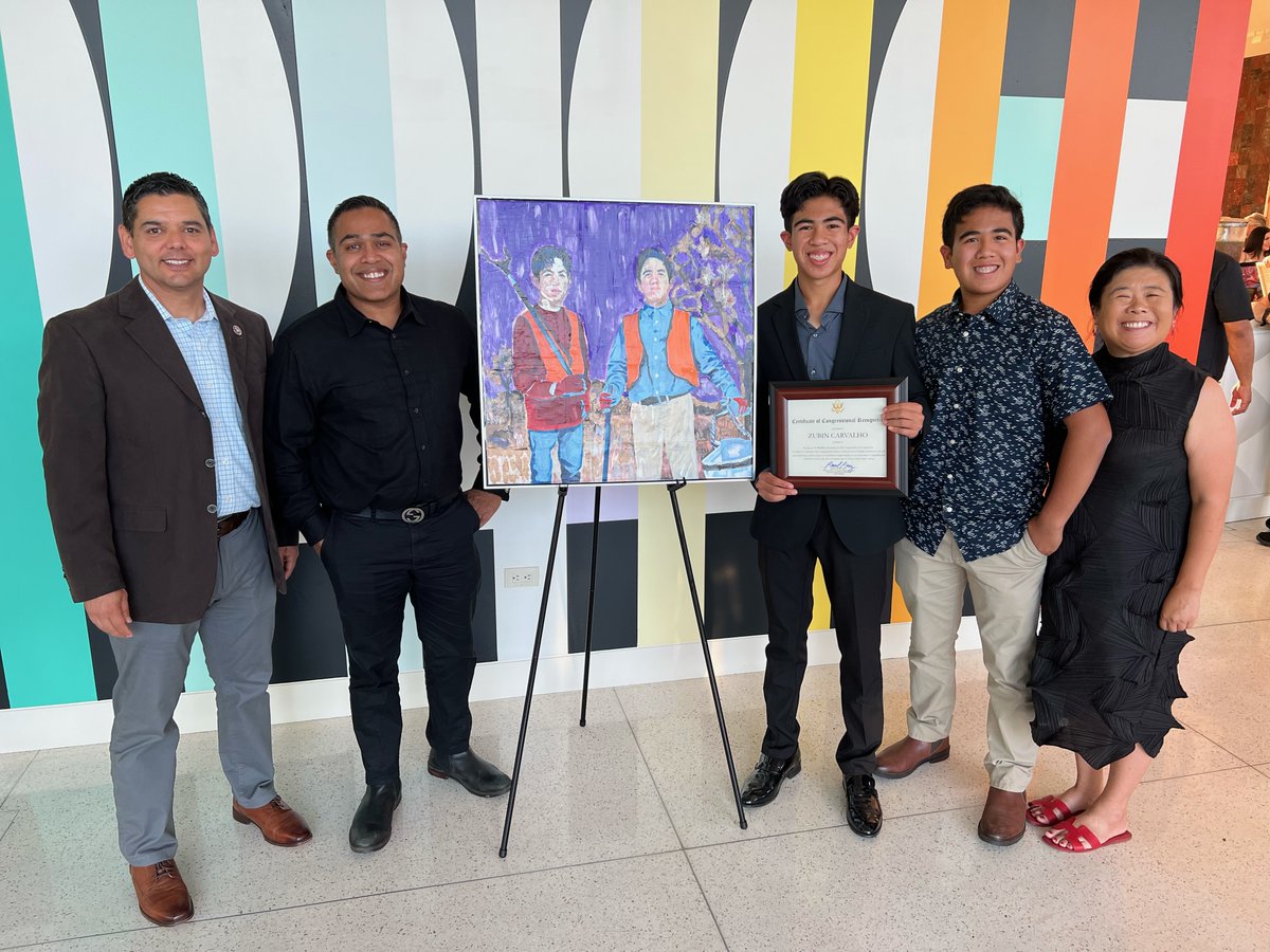 Congressman Raul Ruiz, M.D. (@repraulruizmd) on Twitter photo Yesterday, I celebrated our local young artists at the 2022 Congressional Art Competition Reception. Congratulations to Zubin from <a href="/WesternCenterA1/">Western Center Academy</a> for winning 🥇 with "Guardians of Eden," which reminds us that conservation starts with us. Yesterday, I celebrated our local young artists at the 2022 Congressional Art Competition Reception. Congratulations to Zubin from <a href="/WesternCenterA1/">Western Center Academy</a> for winning 🥇 with "Guardians of Eden," which reminds us that conservation starts with us.